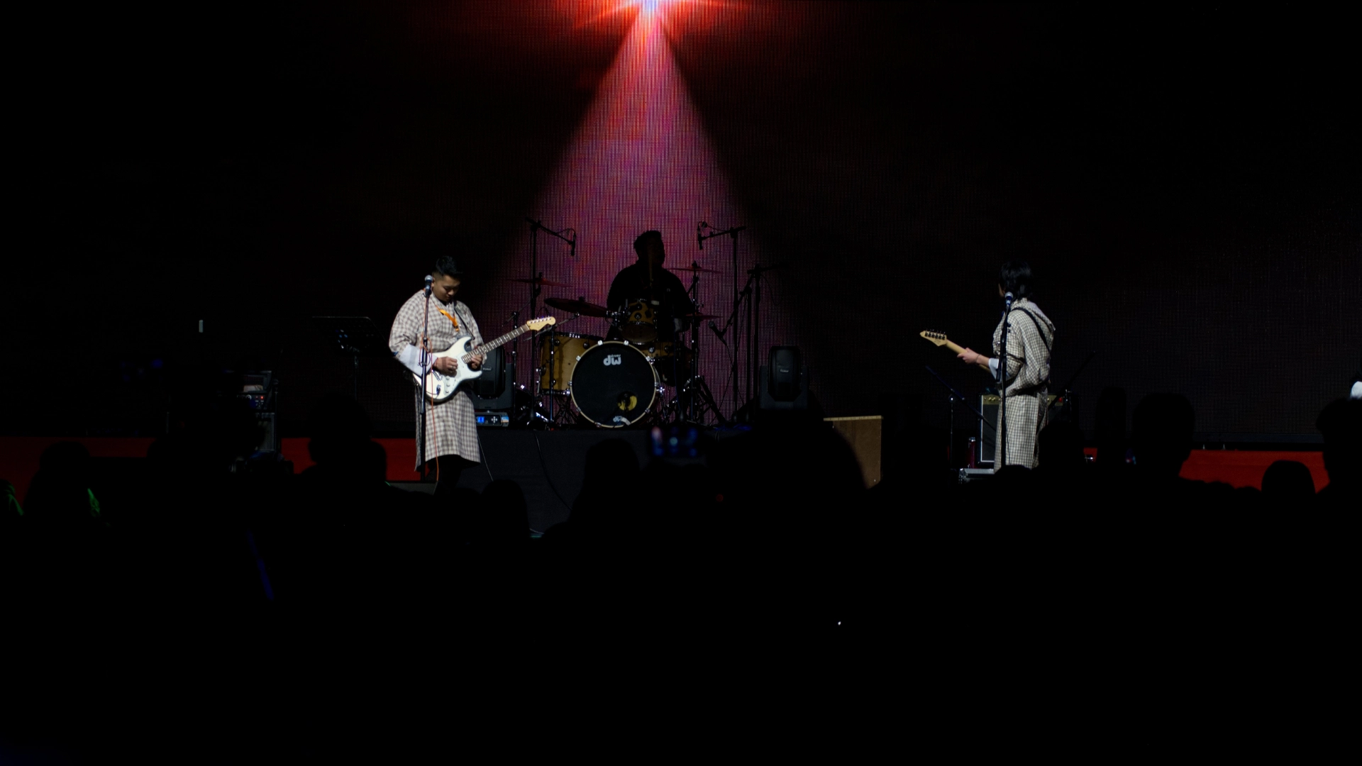 The paktso boiz band photograph while performing live at the Asia Rock Fest Bhutan 2025